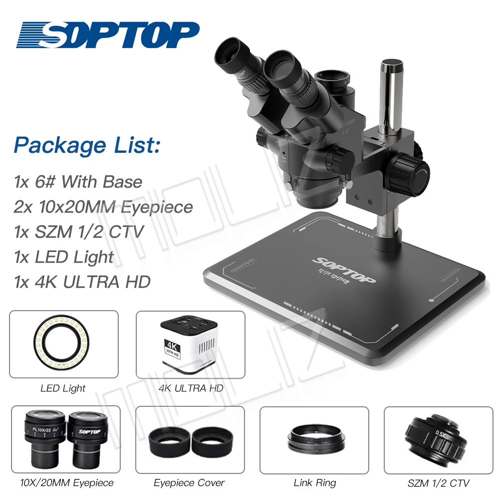 SOPTOP 6 Trinocular Stereo Microscope Review: My Real Experience Repairs Phones and Examines Minerals