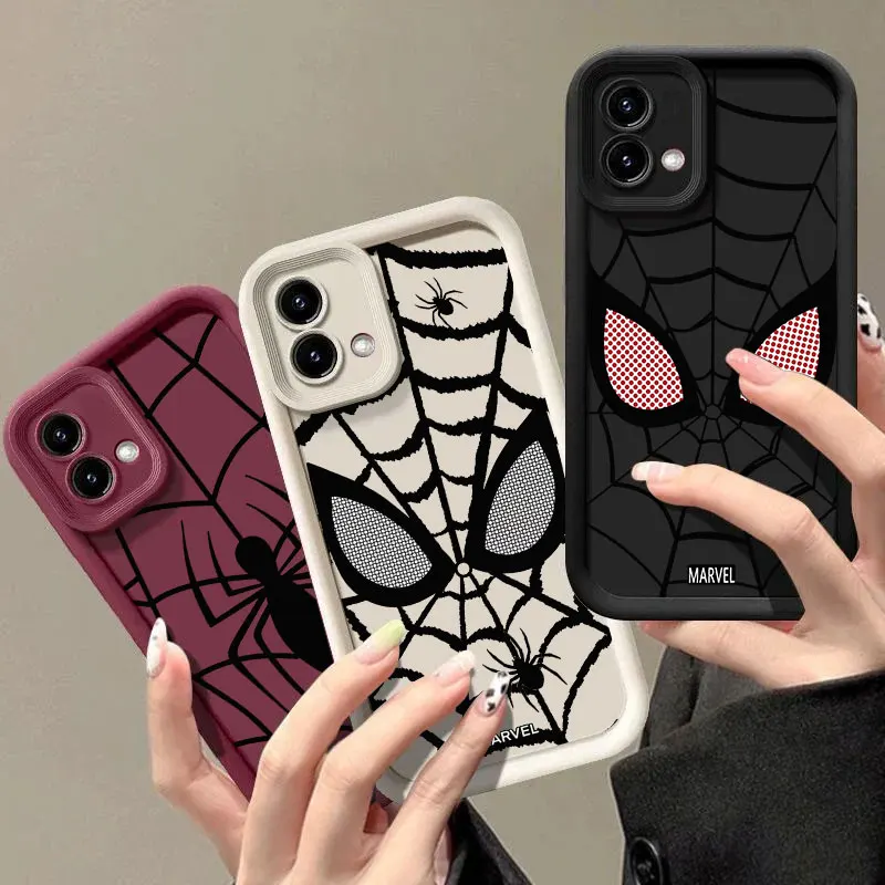 

Marvel Spiderman Phone Case for Motorola Moto Edge 70 60 Fusion 50 Pro 40 Neo G06 G56 G86 G85 G84 G75 G53 G52 G30 G14 Soft Cover