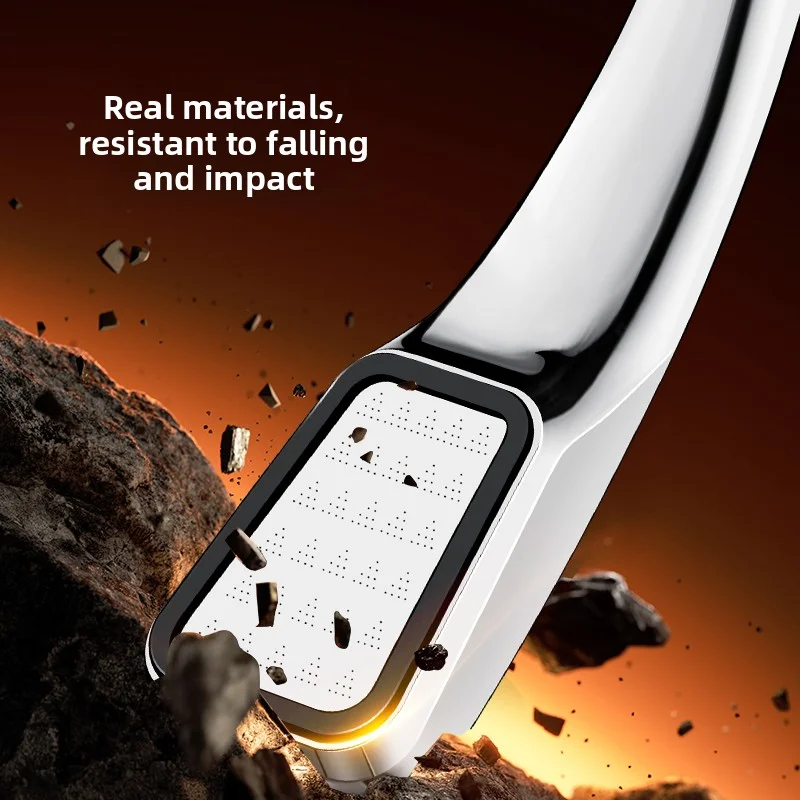 

Душевая насадка высокого давления Turbo Boost с 300 отверстиями: устойчивая к падению, сильный поток