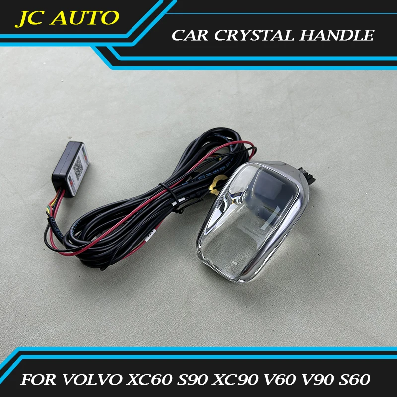 Car Crystal Handle Fit for VOLVO XC60 S90 XC90 V60 V90 S60 2016 - 2013 High Quality Modified Crystal Gear Lever Head