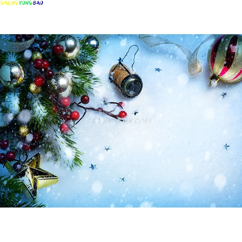 크리스마스 테마 사진 배경 눈사람 크리스마스 트리 어린이 초상화 배경, 사진 스튜디오 소품 2197 DHT-02