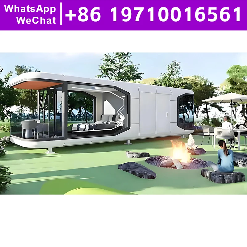 Tiny Home Prefabricated Complete Luxury House Modular Home Prefab Capsule House Space Capsule Homes Prefabricated Mobile Houses