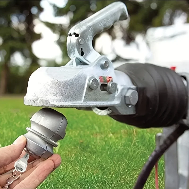 Zinc Alloy Trailer Parts Hitch Lock Ball Lock for Coupling Tow Caravan Universal Anti Theft Device Auto Repalcement Parts
