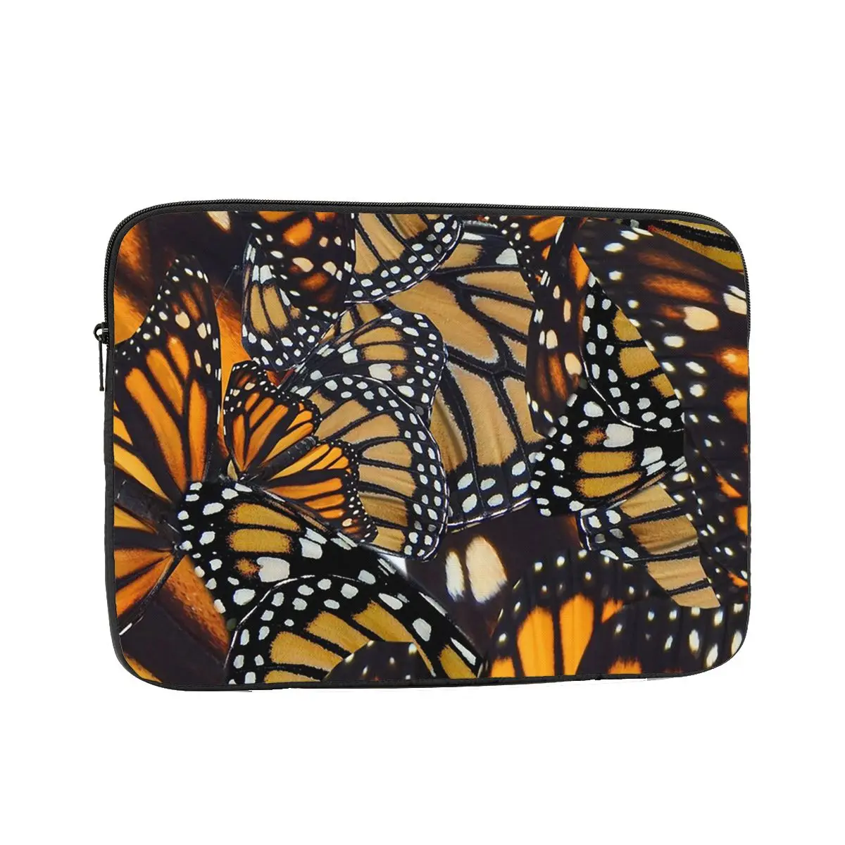 Butterfly Orange Pattern Notebook Laptop Bag Case Pouch 10 12 13 15 17 Inch Notebook Sleeve Cover Bag Tablet Shockproof Case Bag