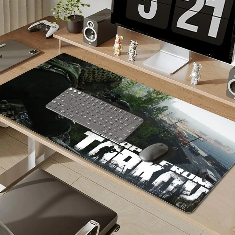 الهروب من Tarkov Mousepad Gamer Deskmat ماوس الوسادة 900x400 ملحقات سطح المكتب Xxl الألعاب أنيمي تمديد مكتب الكمبيوتر كبير Mause