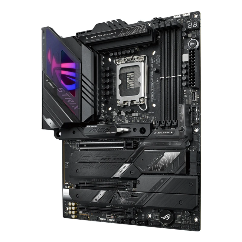 ASUS ROG STRIX Z790-E GAMING WIFI 6E LGA 1700 Intel 12Th&13Th Gen ATX Gaming Motherboard PCIe 5.0 DDR5 18+1 Power Stages 2.5 Gb