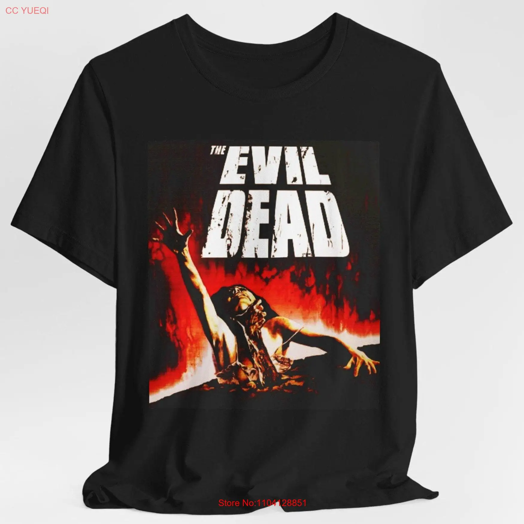 

THE EVIL DEAD T Shirt Vintage Aesthetic Movie Poster 1980s Horror long or short sleeves