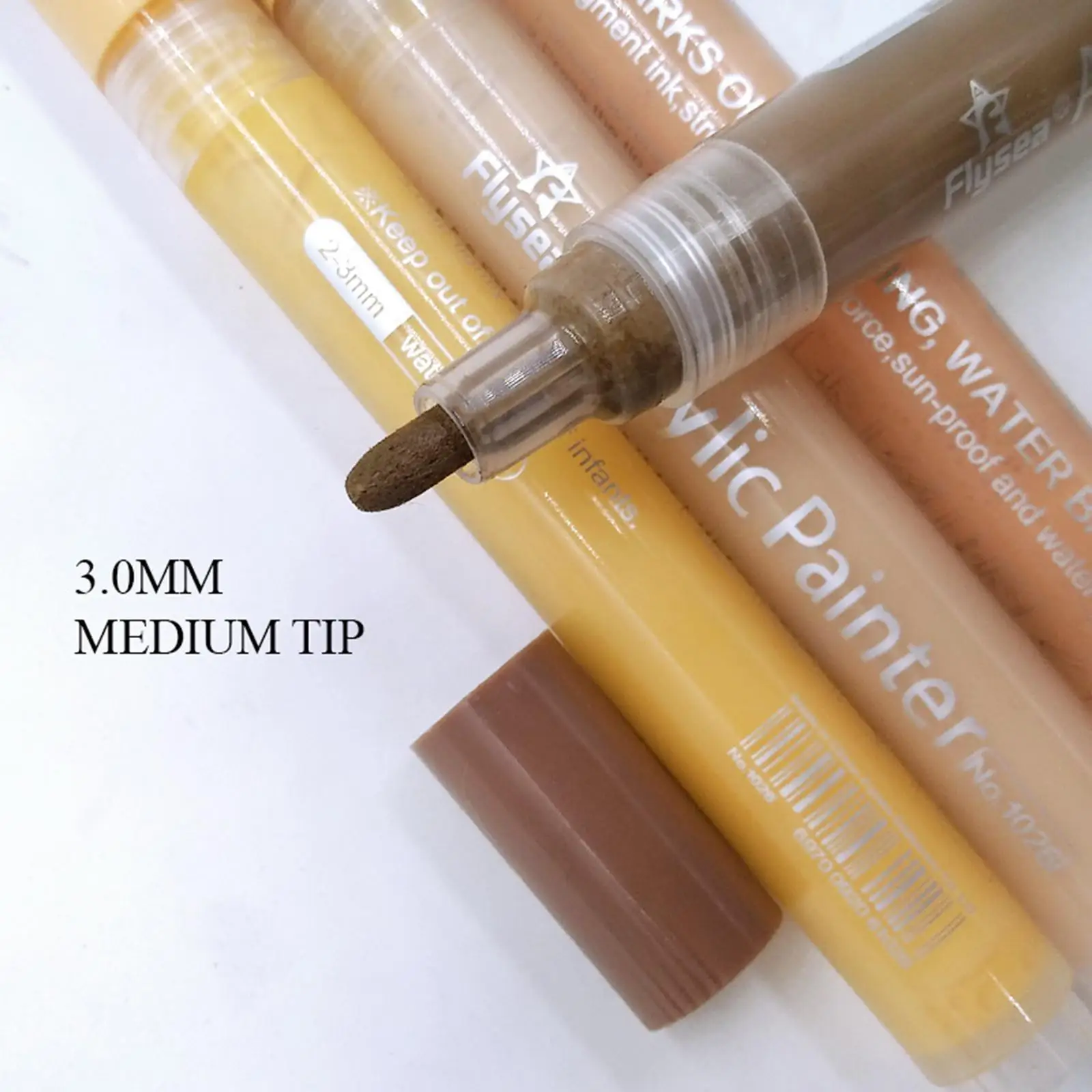 페인팅용 아크릴 페인트 펜 마커, 종이 도자기 플라스틱