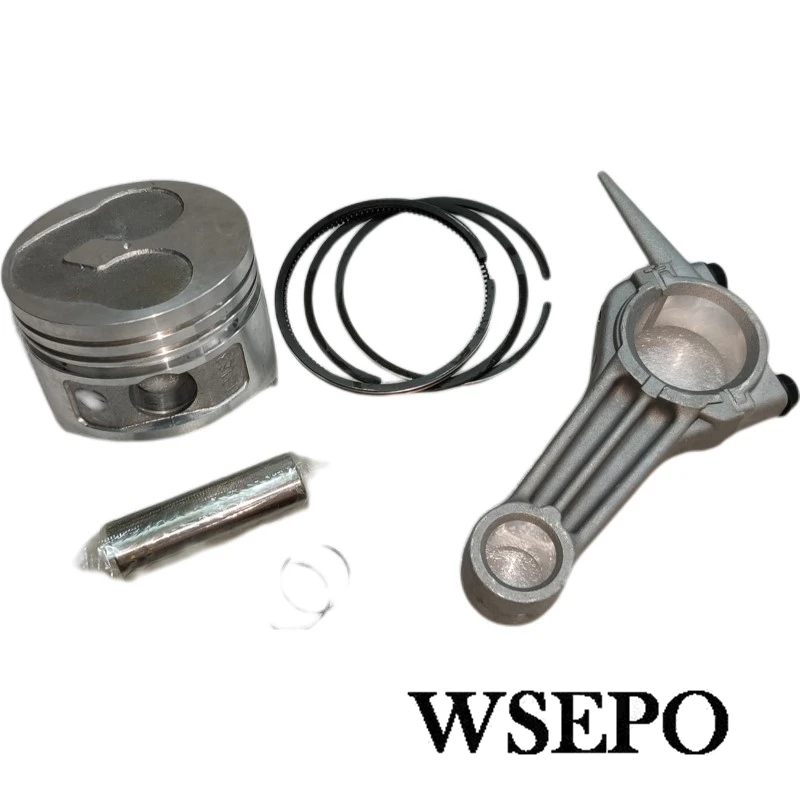 Piston+Rings+Conord Kit With Pin Circlip For 168FD 3.5HP Or 170FD 4HP Horizontal 196CC 208CC 4 Stroke Air Cooled Diesel Engine