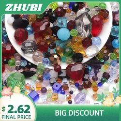 45g Mixed Color Size Shape Faceted Crystal Glass Irregular Loose Beads For DIY Making Charms Earing Necklace Jewelry Accessories