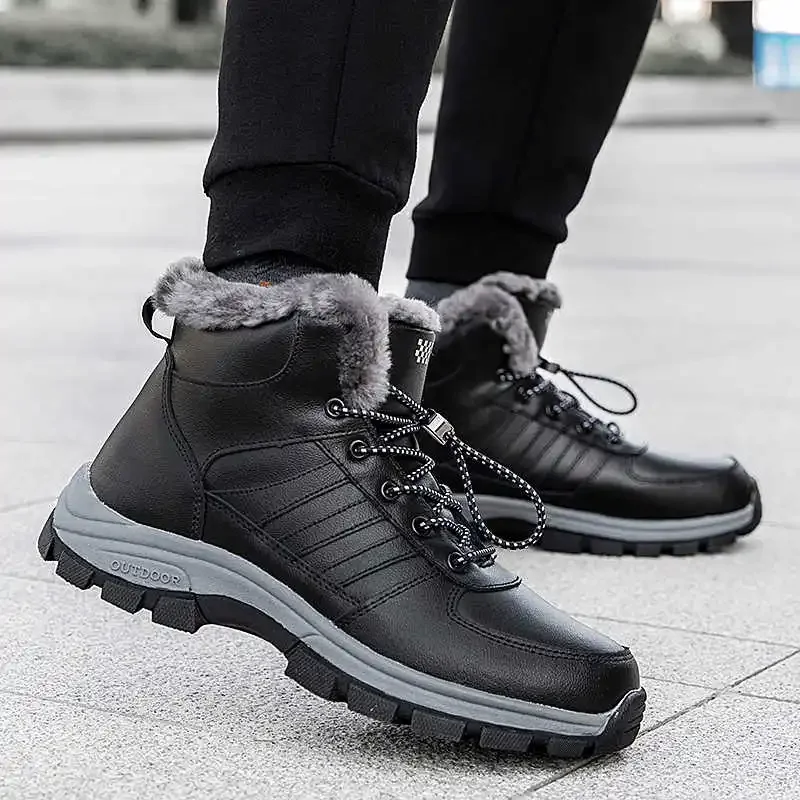 Thick Heeled Anti-slip Luxury Shoes Brand Man Sneakers High Summer High Boots Sport Genuine Brand Workout Classical Beskete