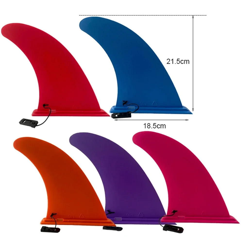 For Kayaks For Paddle Boards Slide-in Fin 9inch Surf Fin 201g Weight High-quality Materials Nylon Material Protect Paddle Boards