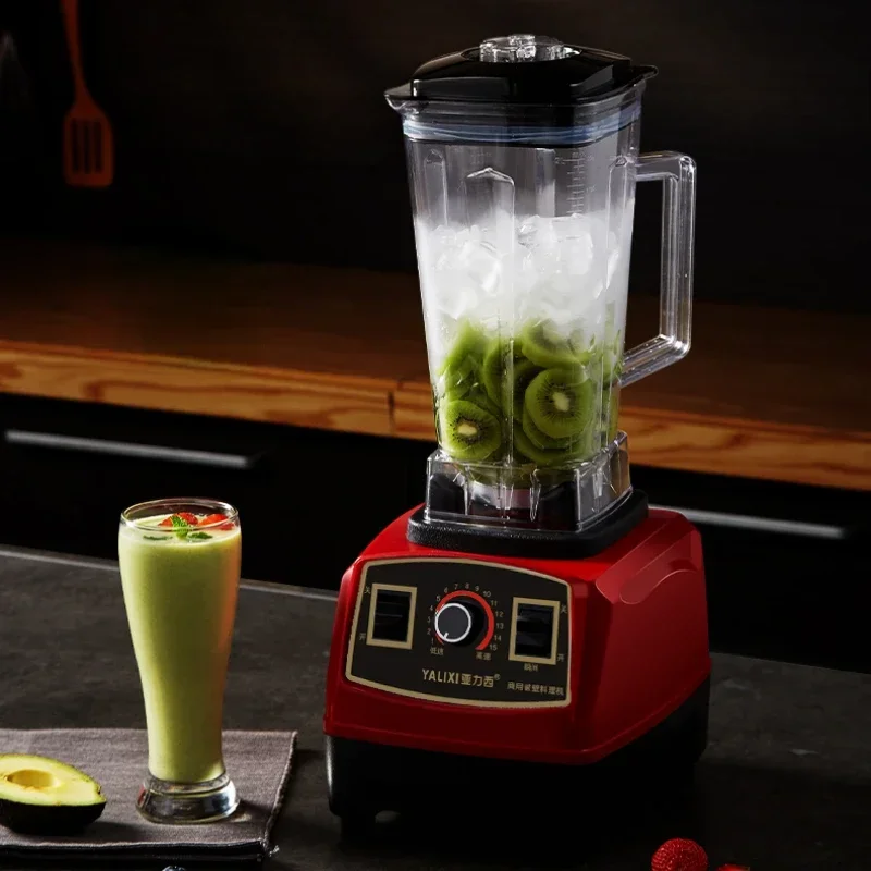 Ice Crusher Milk Tea Shop Juicer Household High Horsepower Ice Crusher Slush Machine High Speed Blender Slushie Machine