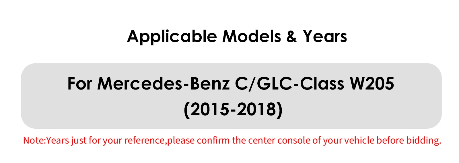 Android 14 Octa Core Smart Car Systems Support Carplay Android Auto For Mercedes-Benz C/ GLC-Class W205 (2015-2018) NTG 5.0