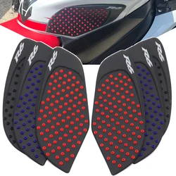 Motor Anti Slip Side Stickers Fuel Tank Pads Cover Protector Decals Gas Knee Grip Traction For Yamaha YZF R6 YZFR6 600 2008-2016