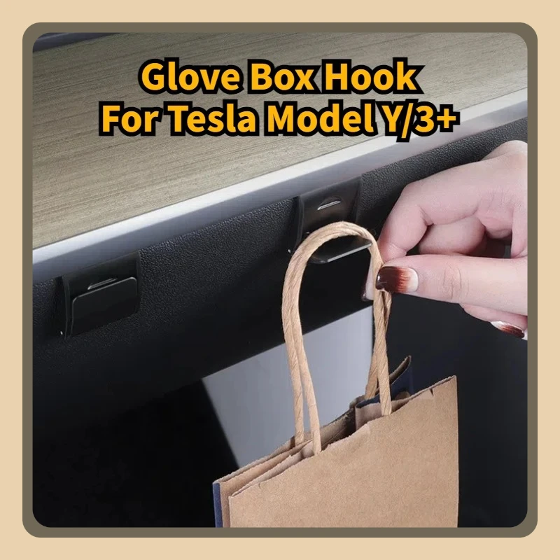 

Крючок для перчаточного ящика для Tesla Model Y/YL Juniper/Model 3, зажим для хранения Highland, держатель, подвесная сумка, крючок для зонта, органайзер, аксессуары