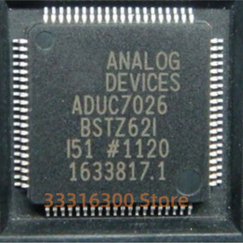 2PCS New ADUC7026BSTZ62I  QFP80 Microcontroller chip IC