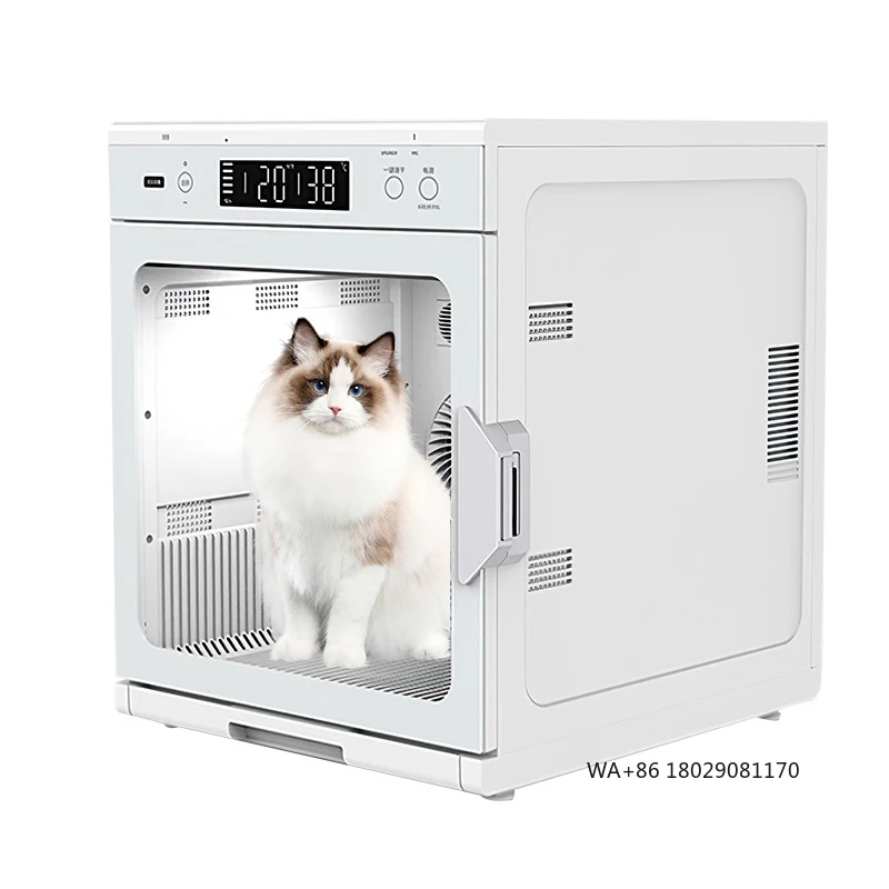 

Сухой шкаф с вентилятором для мелких животных, машина для сушки волос для собак, хит продаж, автоматическая коробка для сушки волос для ухода за домашними животными с озоном кота