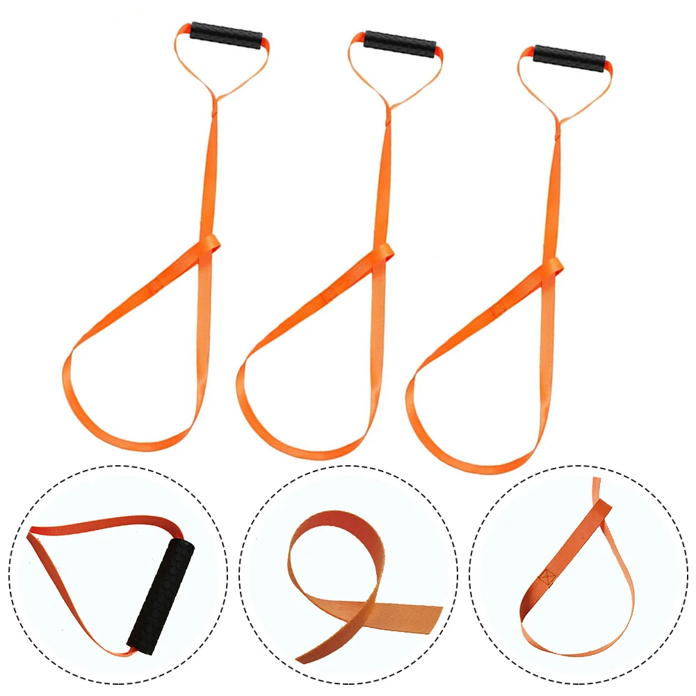 3Pcs Deer Drag And Harness Deer Tow Rope Deer Puller Hunting Deer With Handle Portable Pull Rope For Outdoor Hunting Accessorie