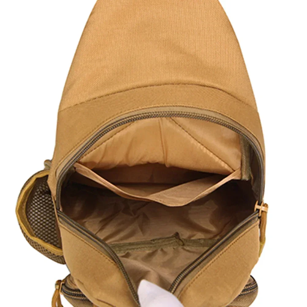 Small Outdoor Tactical Camouflage Kettle Chest Bag molle pouch  Hiking Backpack  Nylon Hunting Fishing Camo Hiking Shoulder Bag - Image 4