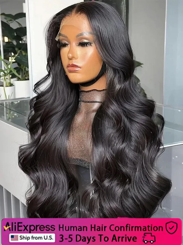 

250 Density 30 40 Inch Body Wave Human Hair Wigs 13x6 Hd Lace Frontal Wig Brazilian Water Wave 13x4 Hd Lace Front Wig For Women