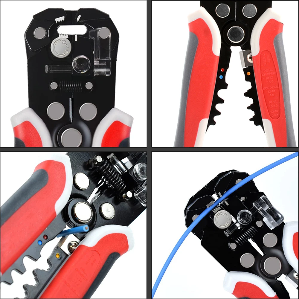 Upgrade Wire Stripper Tools Multitool Pliers Automatic 3 In1 Stripping Cutter Crimping Cable Wire Electrician Repair Tools