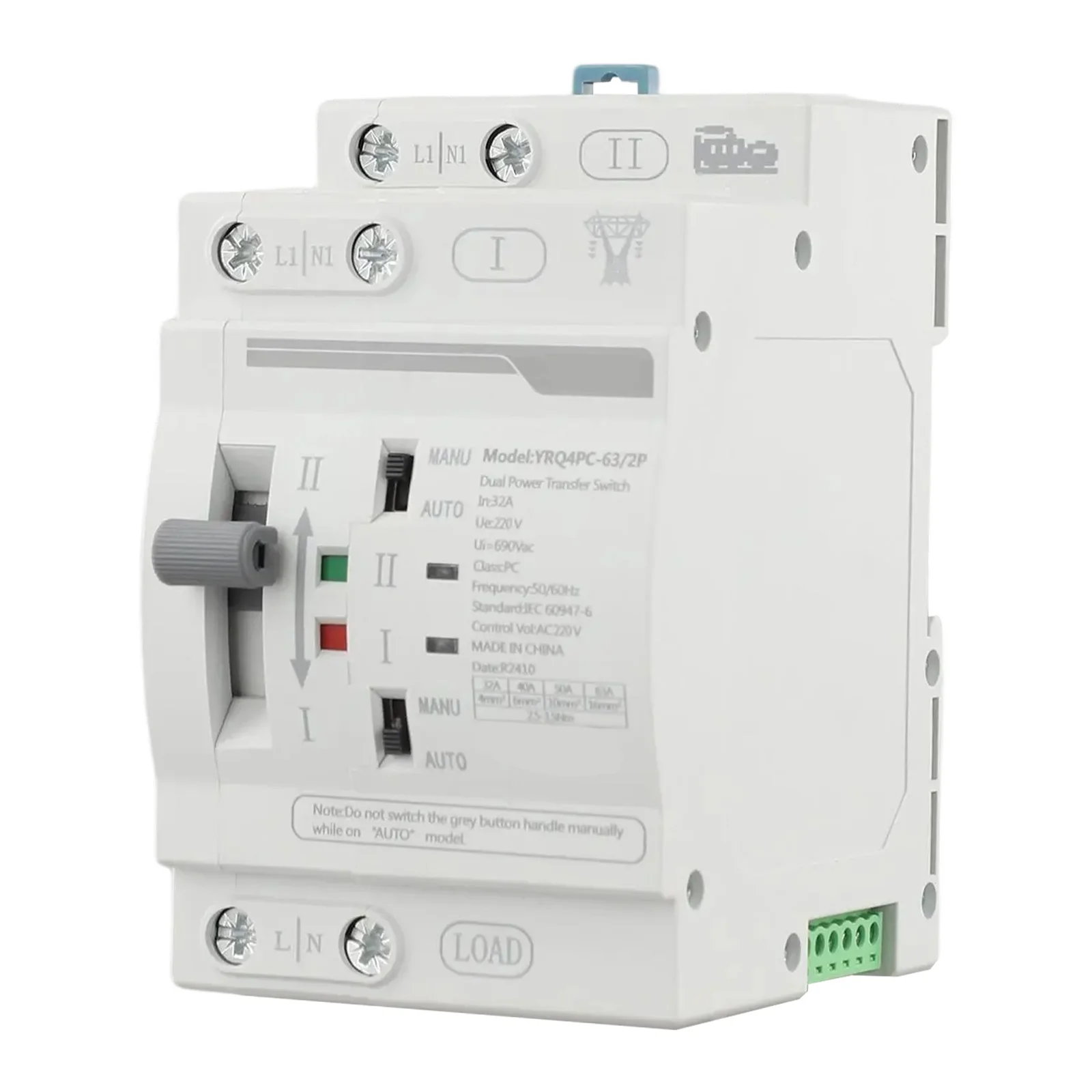 Dual Source Automatic Transfer Switch Model 3263A Delivers Reliable Performance in Home Energy Solutions at 220V