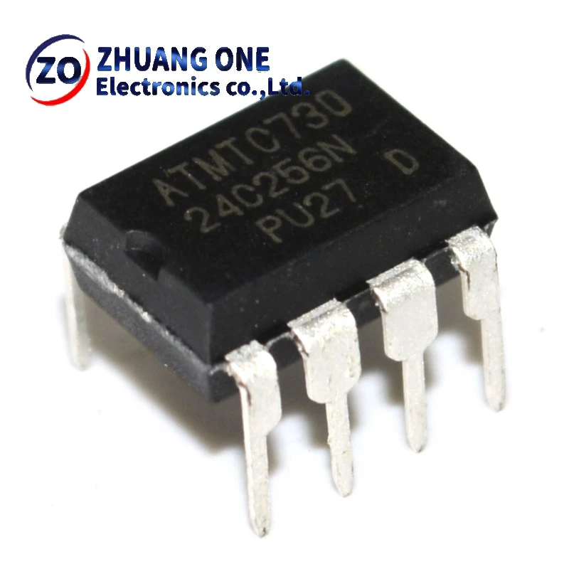 10szt AT24C256 DIP-8 24C256 AT24C256N DIP AT24C01 AT24C02 AT24C04 AT24C08 AT24C16 AT24C32 AT24C64 AT24C128 24C04 24C16 24C64