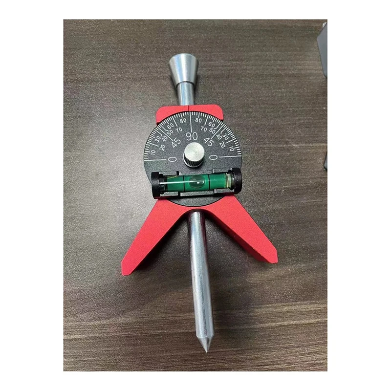 Pipe Center Finder, Center Finder Tool To Measure Pipe With 2.75Inch Ytype Base Fitted And Dial Bubble Protractor