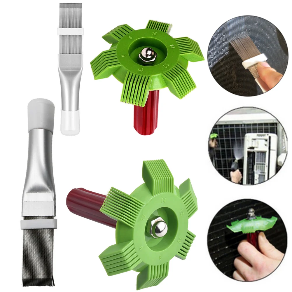 

Air Conditioner Fin Repair Comb Cooler Condenser Compact Refrigeration Tool Cleaning Tool Coil Comb A/c Hvac Condenser Radiator