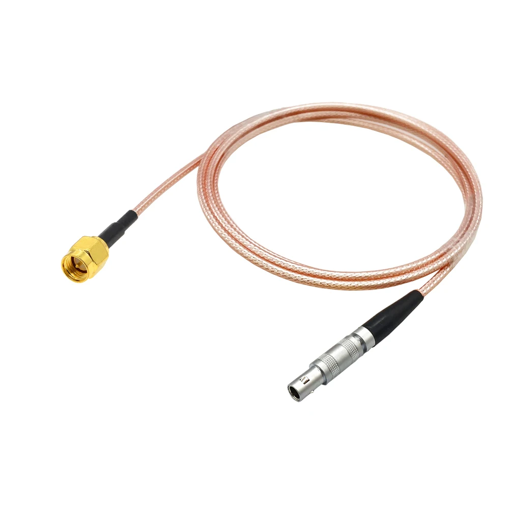 RG316 Cable SMA to FFA Connector Lemo 00 Compatible Plug RF Coax Pigtail Assembly Pigtail for Ultrasonic Flaw Detector