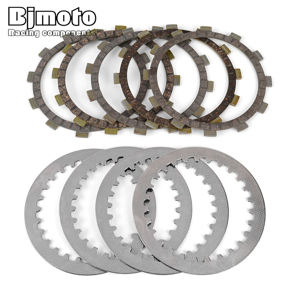 Clutch Friction Plates For Yamaha SRX250 SR250 XT250T XT250LC XT250L XT250 1EU 5Y1-16331-01 3J2-16324-00