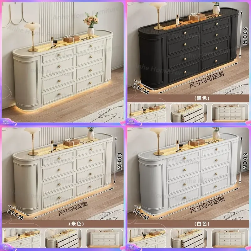 Modern Middle Island Display Cabinet Bedroom Bedside Chest Living Room Storage Unit Floor Standing Locker Cloakroom Organizer