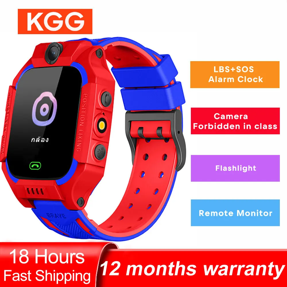 2G Kids Smart Watch Phone Math Game LBS SOS Position Camera Children Call Back Children Waterproof Clock Baby Christmas Gifts