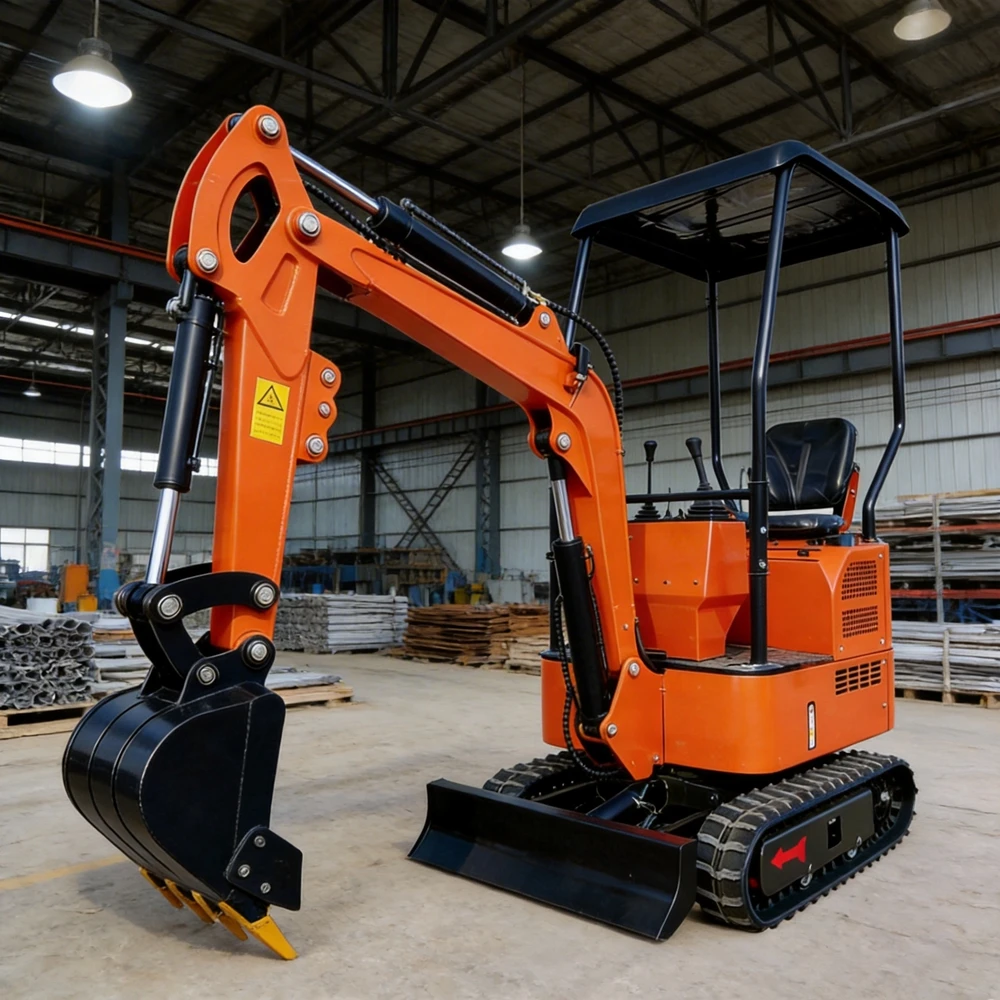 

1.0Ton Mini Excavator EPA Euro 5 1.5Ton Construction 1.7Ton Kubota Engine Hydraulic Crawler Mini Diggers