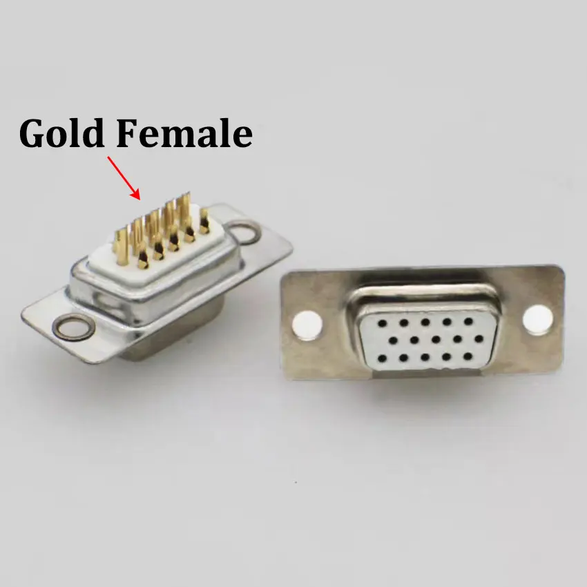 DB15 Gold Female
