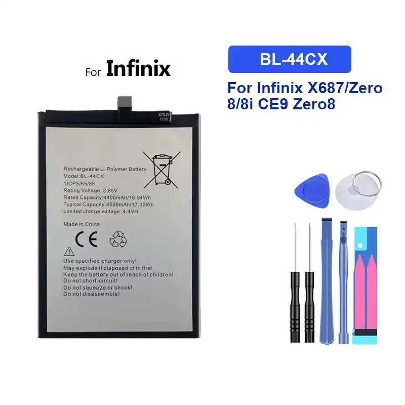 

High Capacity Battery 4000mAh-5200mAh For Infinix 4 Zero 8 8i X X557 X687 X6812 NOTE 7 Lite 10 4 8 8i 5 Pro Hot 8 9 10 11S