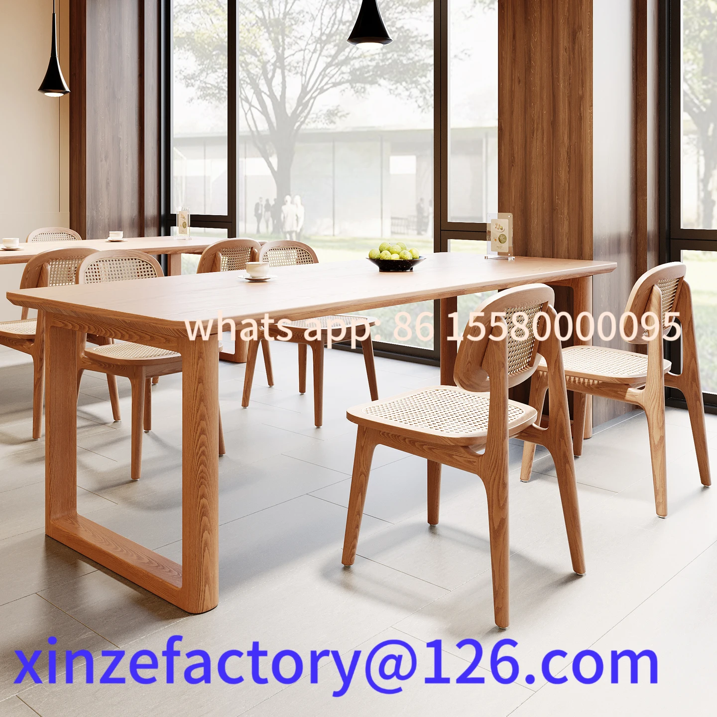

Customizable retro dining table and chair combination