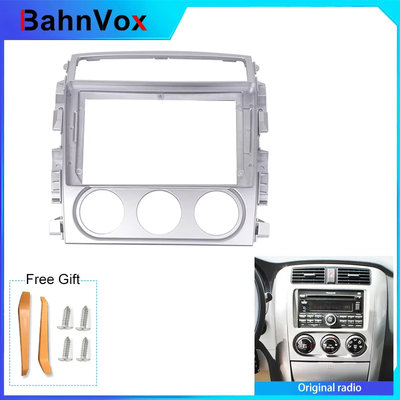 9 inch Android Car Radio frame for SUZUKI Liana 2006-2013 2din Stereo GPS Fascia bezel Panel Adapter wire harness