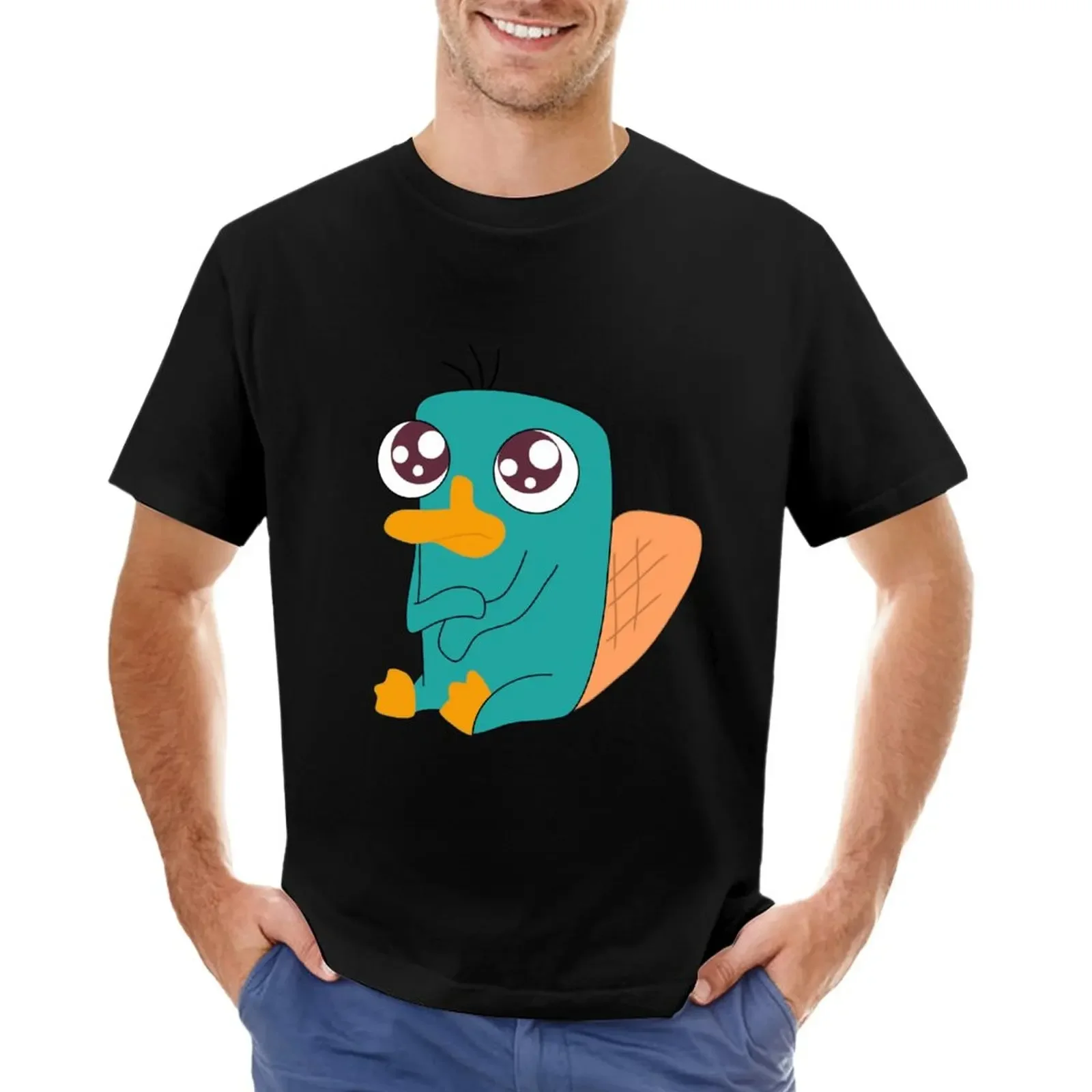 Baby Perry The Platypus T-Shirt Short sleeve tee graphics blanks customizeds mens plain t shirts