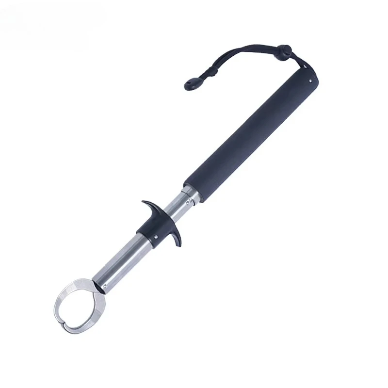 Portable Fishing Tackle Tool Stainless Steel Fish Grip Holder Lip Gripper Grabber