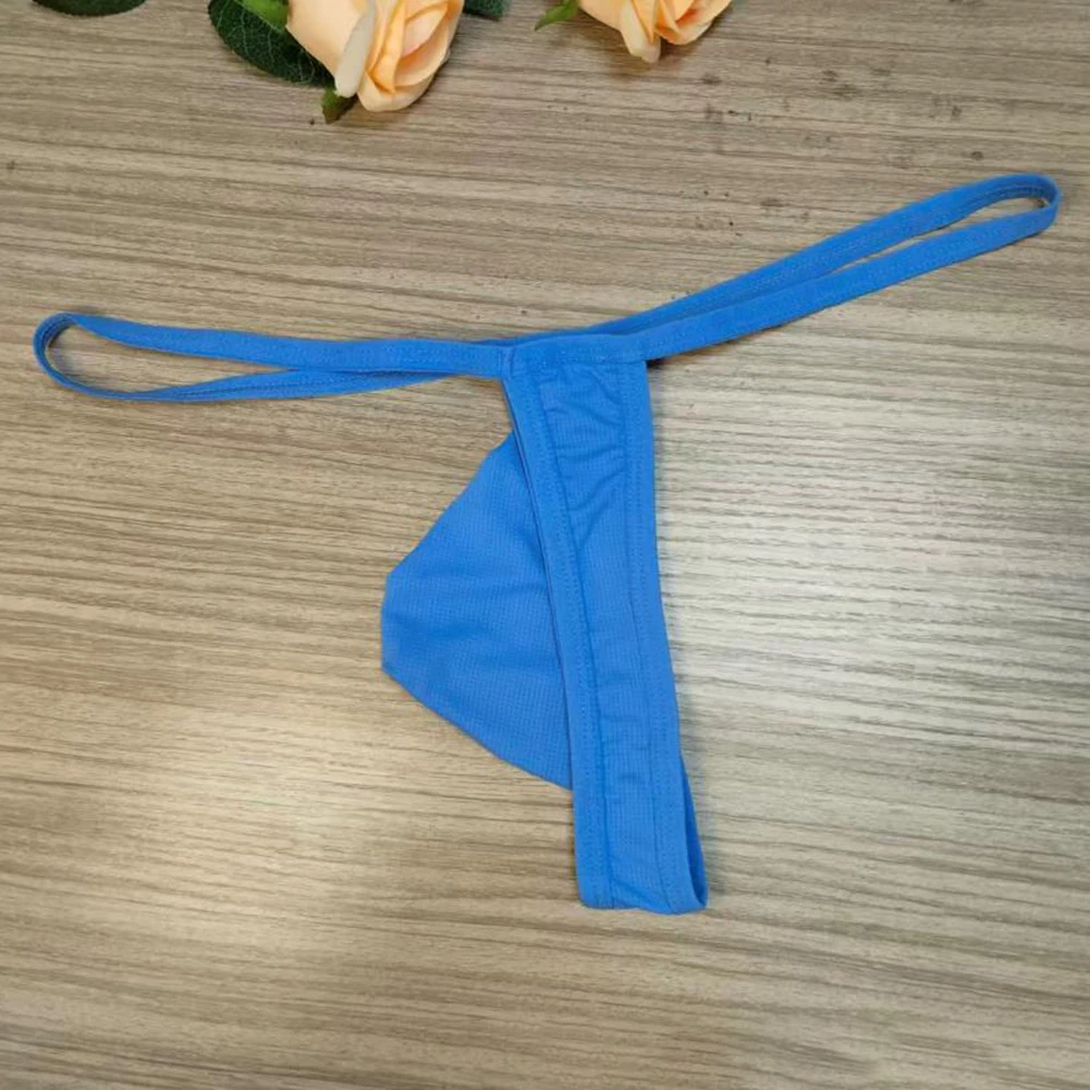 

Мужские трусы с одним веревочным поясом, трусы с мешочком для геев, нижнее белье, стринги, нижнее белье с низкой посадкой и Т-образной спинкой, эротические мини-стринги, летние мужские трусики