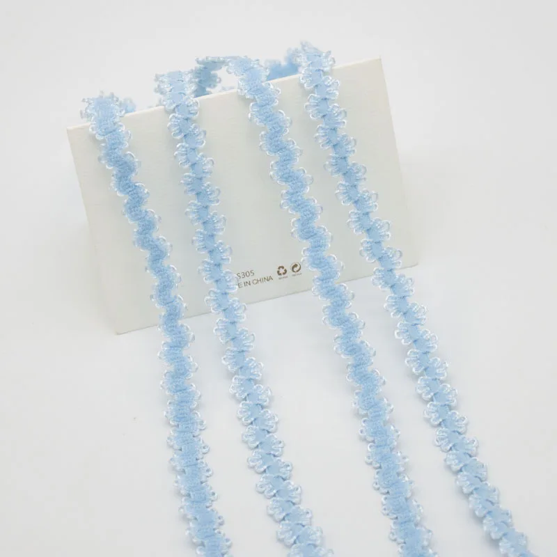10 Yards Bilateral Elastic Lace DIY Webbing Lace Elastic Band Fabric Clothing Accessories For Underwear Briefs