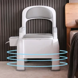 Elderly Toilet Safety Rails Portable Toilet Seat Pregnant Women Bedroom Home Solid Toilet Chair Stool Bathroom Accessories A