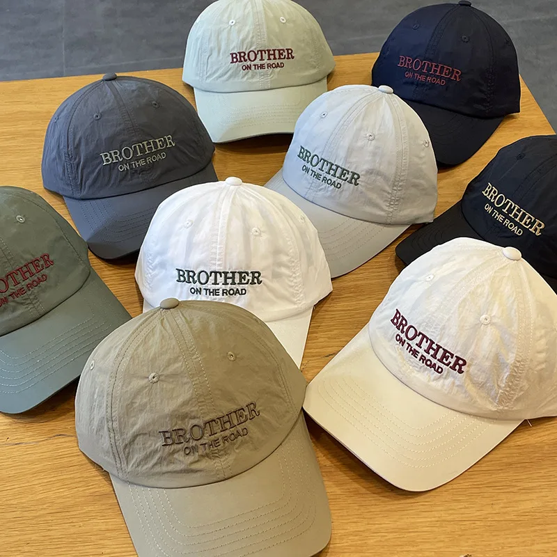 صيف جديد زوجين الرياضة في الهواء الطلق تشغيل قبعة بيسبول الموضة الرجال التجفيف السريع تنفس قبعة المرأة التخييم نزهة قبعة 2