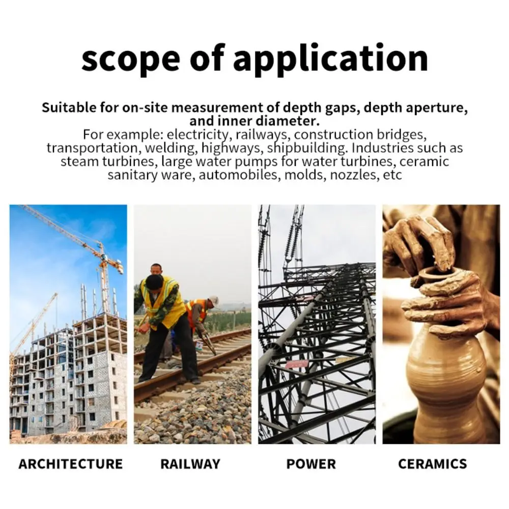 

Высокоточная клиновая линейка 0-15 мм, метрическая/императорская, 2 мм, утолщенный датчик зазора, сварочная коническая линейка из нержавеющей стали