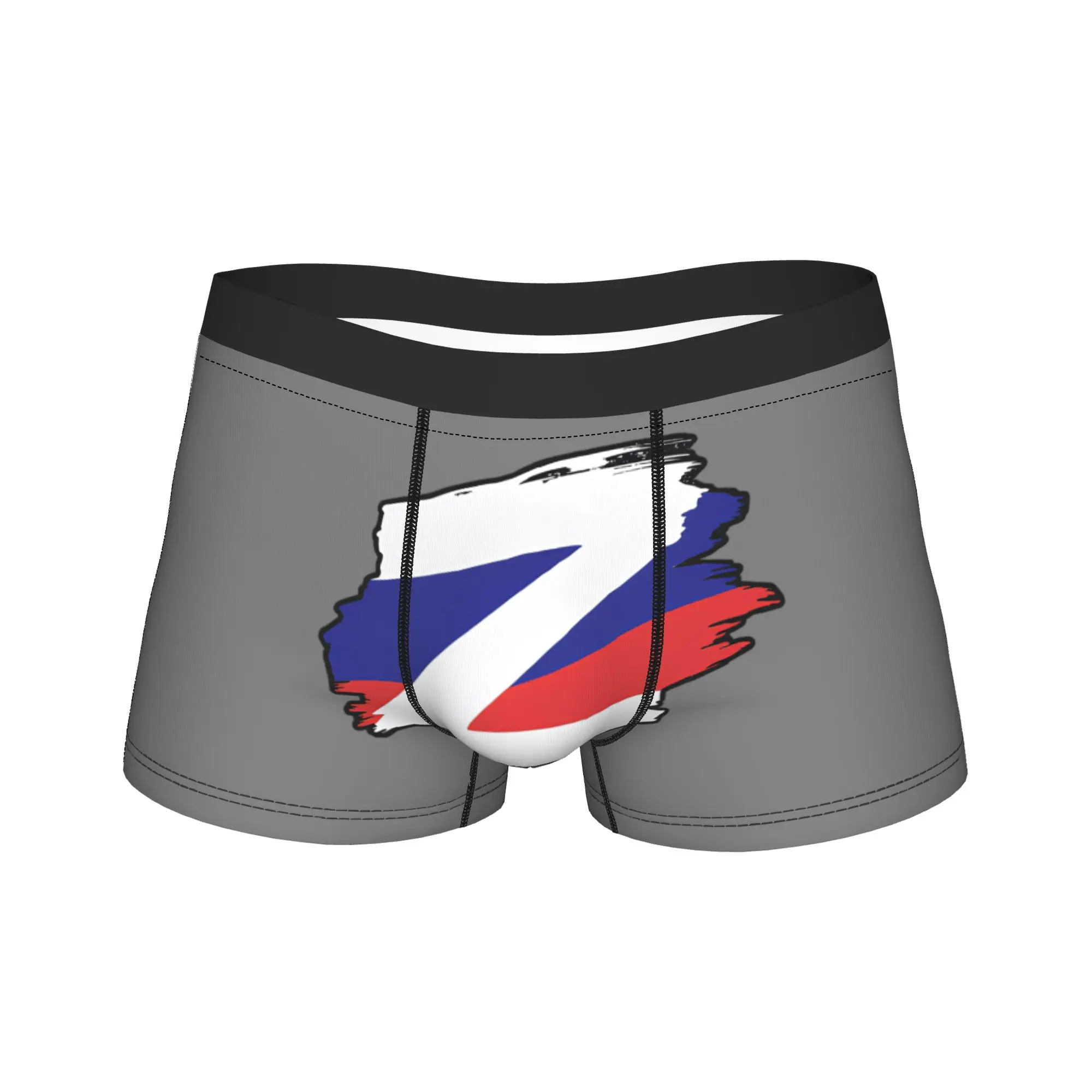 Russian Z  Shorts Briefs  Underwear Hot Sale Men's Breathable Boxer Shorts Customs Plus Size Underpants