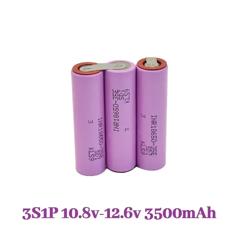 20A 18650 35E 3500mAh 7000mAh 3S 4S 5S 6S 8S 7.4V 12.6V 14.8V 18V 25.2V 29.6V for Screwdriver Batteries Weld Battery Pack