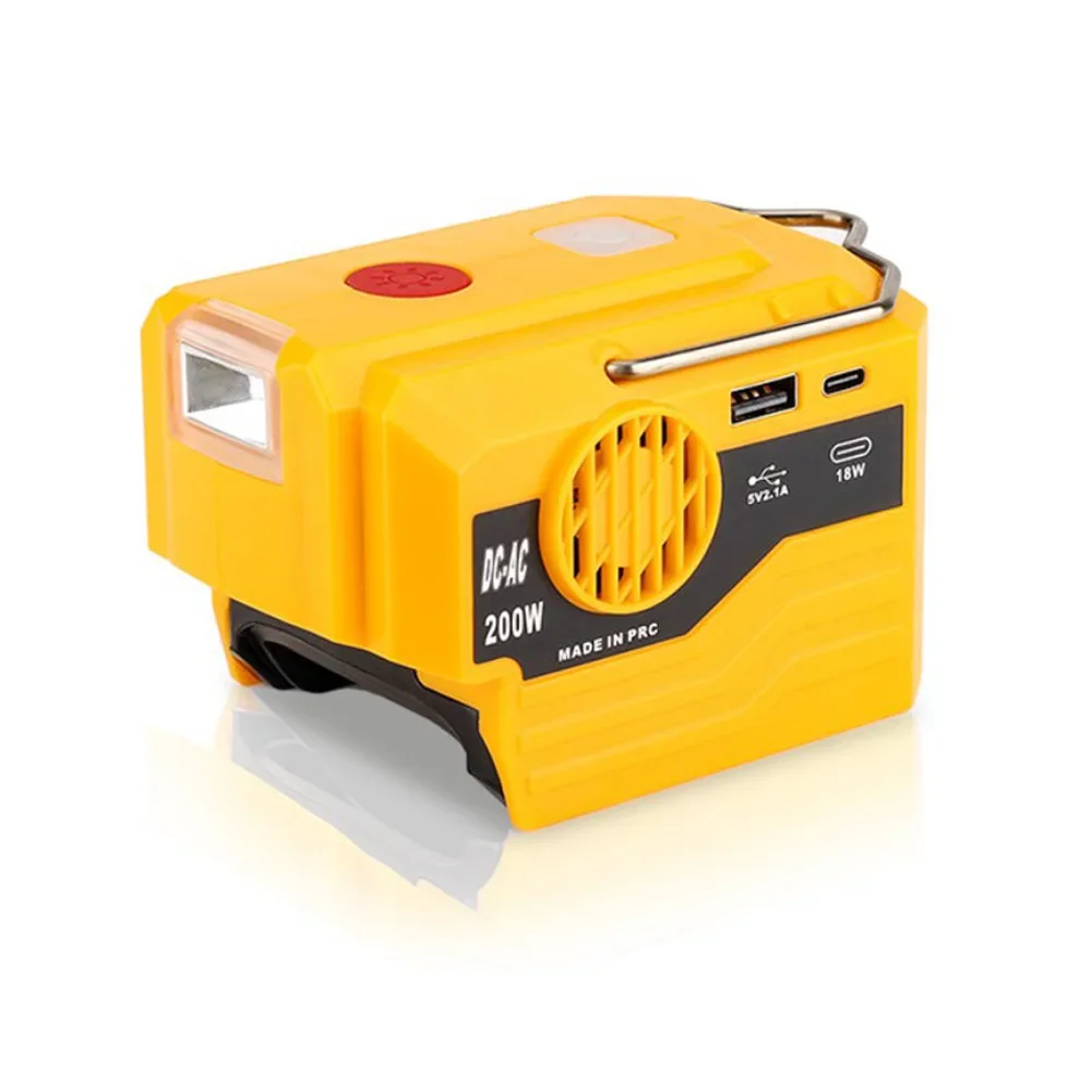 200W Omvormer Generator 120V/220V Voor Bosch 18V Batterij Adapter Camping Werklamp Efficiënte Power conversie Tool