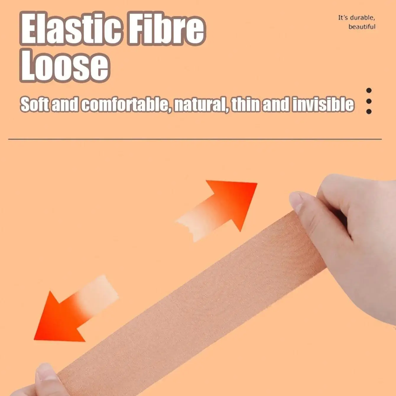 Plus Size Sticky Push Up Straps, One-Time Elastic Bra Strap, Summer Invisible Side Cover, Casual Festival Harvest Style image 4